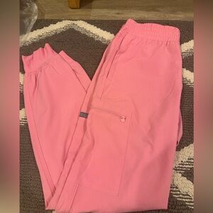 Pink Jogger Scrub Pants